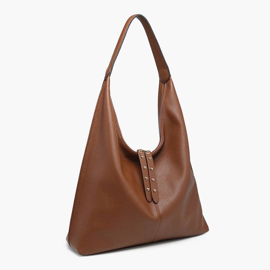 Tori Slouchy Hobo w/ Studded Tassels - 260 Broadway Boutique