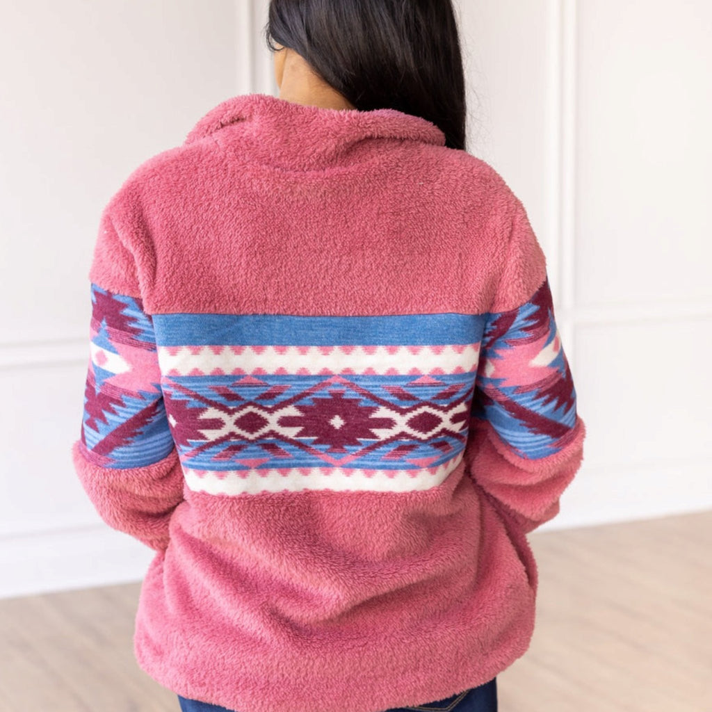 Trend Seeker Aztec Pullover - 260 Broadway Boutique