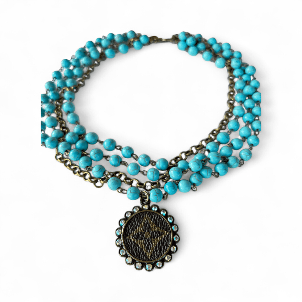 Turquoise Howlite Layered Necklace - 260 Broadway Boutique
