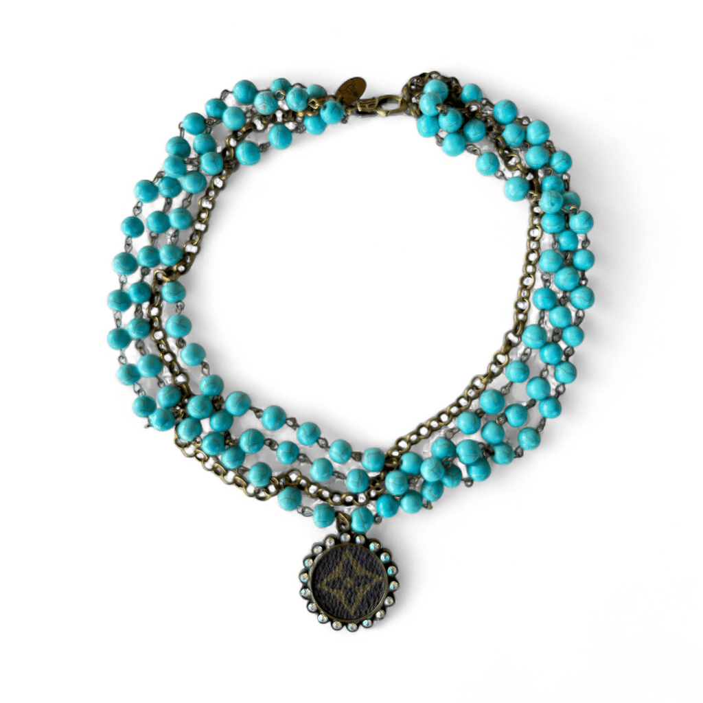 Turquoise Howlite Layered Necklace - 260 Broadway Boutique