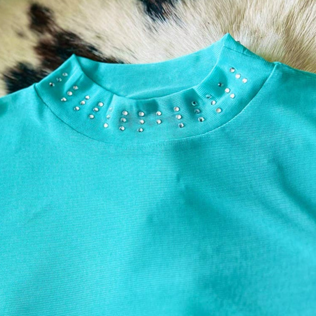 Turquoise Trouble Top - 260 Broadway Boutique