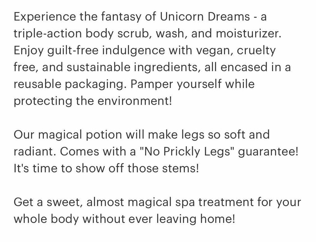 Unicorn Dreams Body Scrub - 260 Broadway Boutique