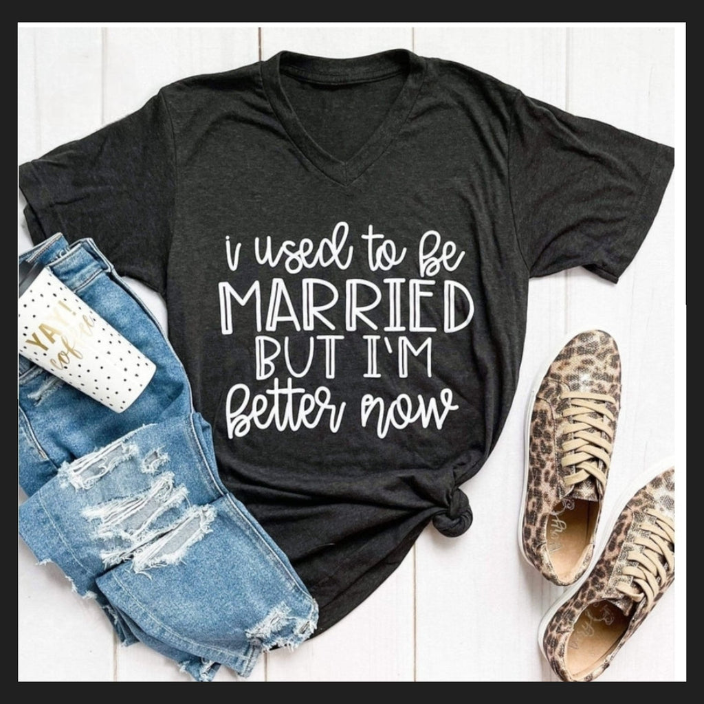 Used To Be Married Tshirt - 260 Broadway Boutique