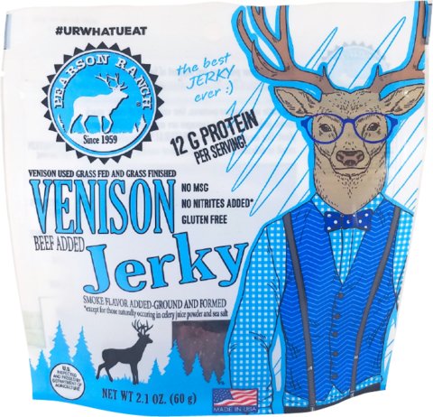 Venison Jerky - 2.1oz Resealable Bag - 260 Broadway Boutique