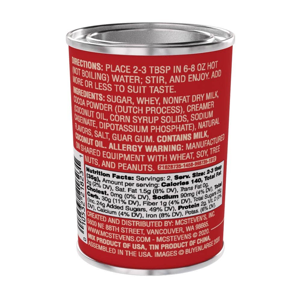 Vintage Santa's Favorite Peppermint Cocoa (2.5oz Tins) - 260 Broadway Boutique