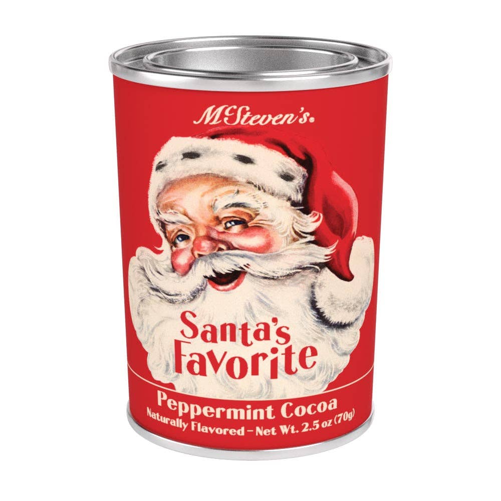 Vintage Santa's Favorite Peppermint Cocoa (2.5oz Tins) - 260 Broadway Boutique