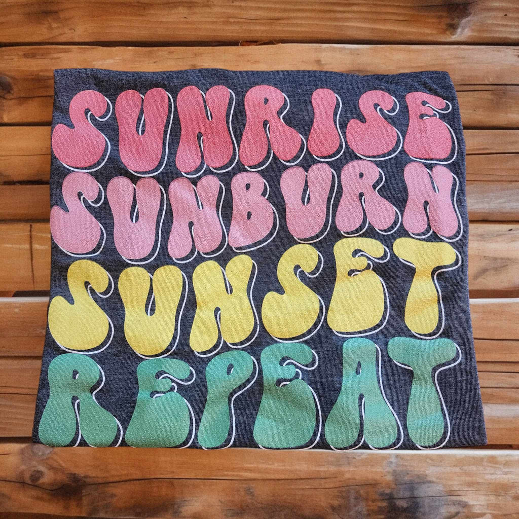 Vneck Sunrise, Sunburn Tee - 260 Broadway Boutique