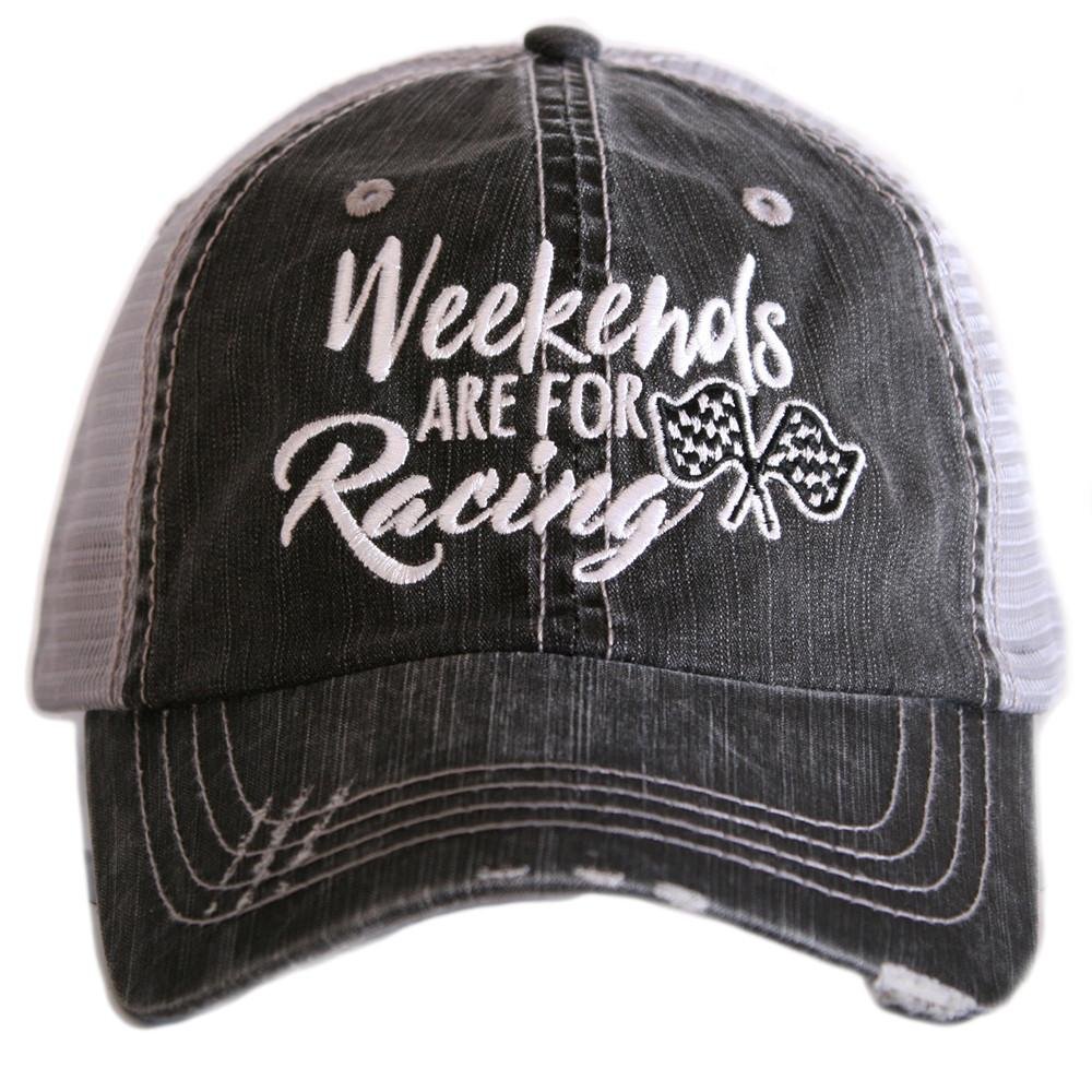 Weekends Are For Racing Hat - 260 Broadway Boutique