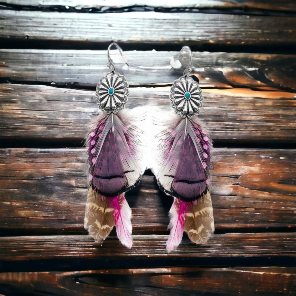 Western Feather Earrings (3 Colors) - 260 Broadway Boutique