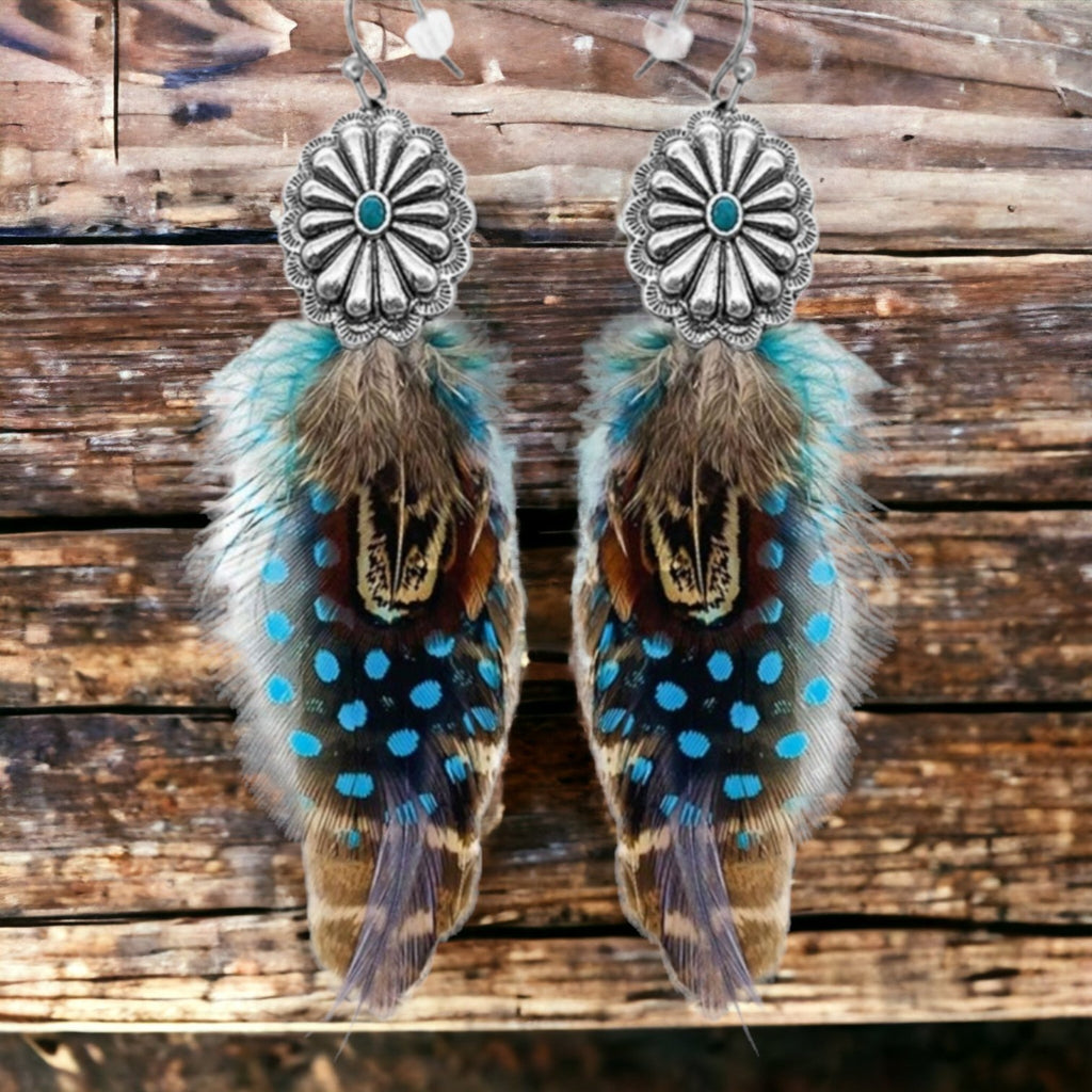 Western Feather Earrings (3 Colors) - 260 Broadway Boutique