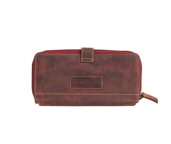 Western Fork Deluxe Wallet in Red Russet - 260 Broadway Boutique