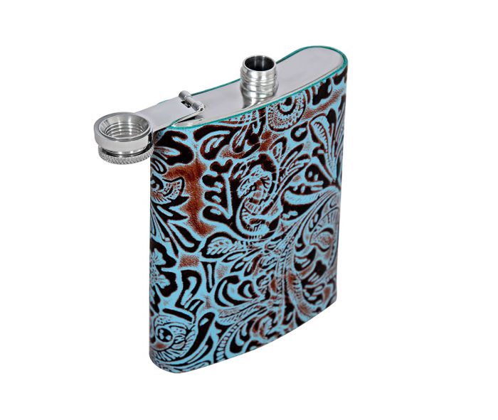 Western Style Flask (Multiple Colors & Sizes) - 260 Broadway Boutique