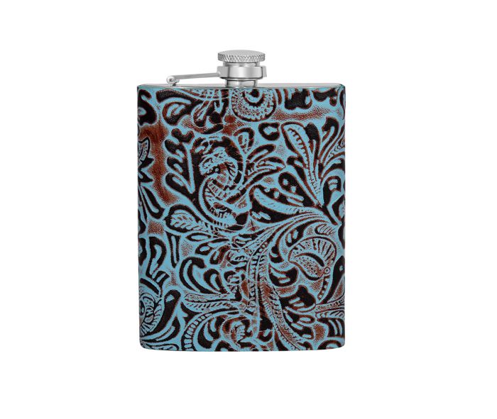 Western Style Flask (Multiple Colors & Sizes) - 260 Broadway Boutique