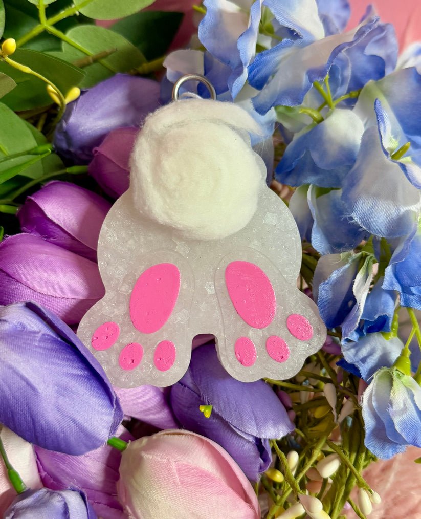 White Bunny Tail Car Freshie (2 Scents) - 260 Broadway Boutique