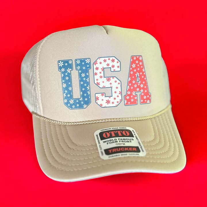 White USA Trucker (2 Colors) - 260 Broadway Boutique