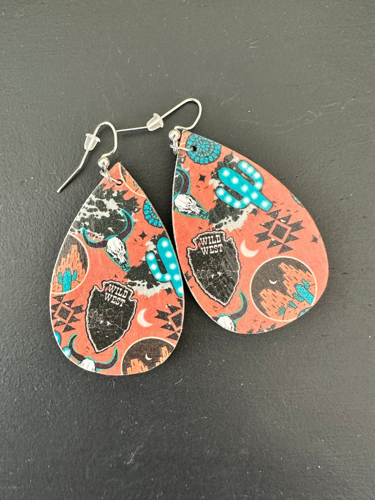 Wild West Earrings - 260 Broadway Boutique