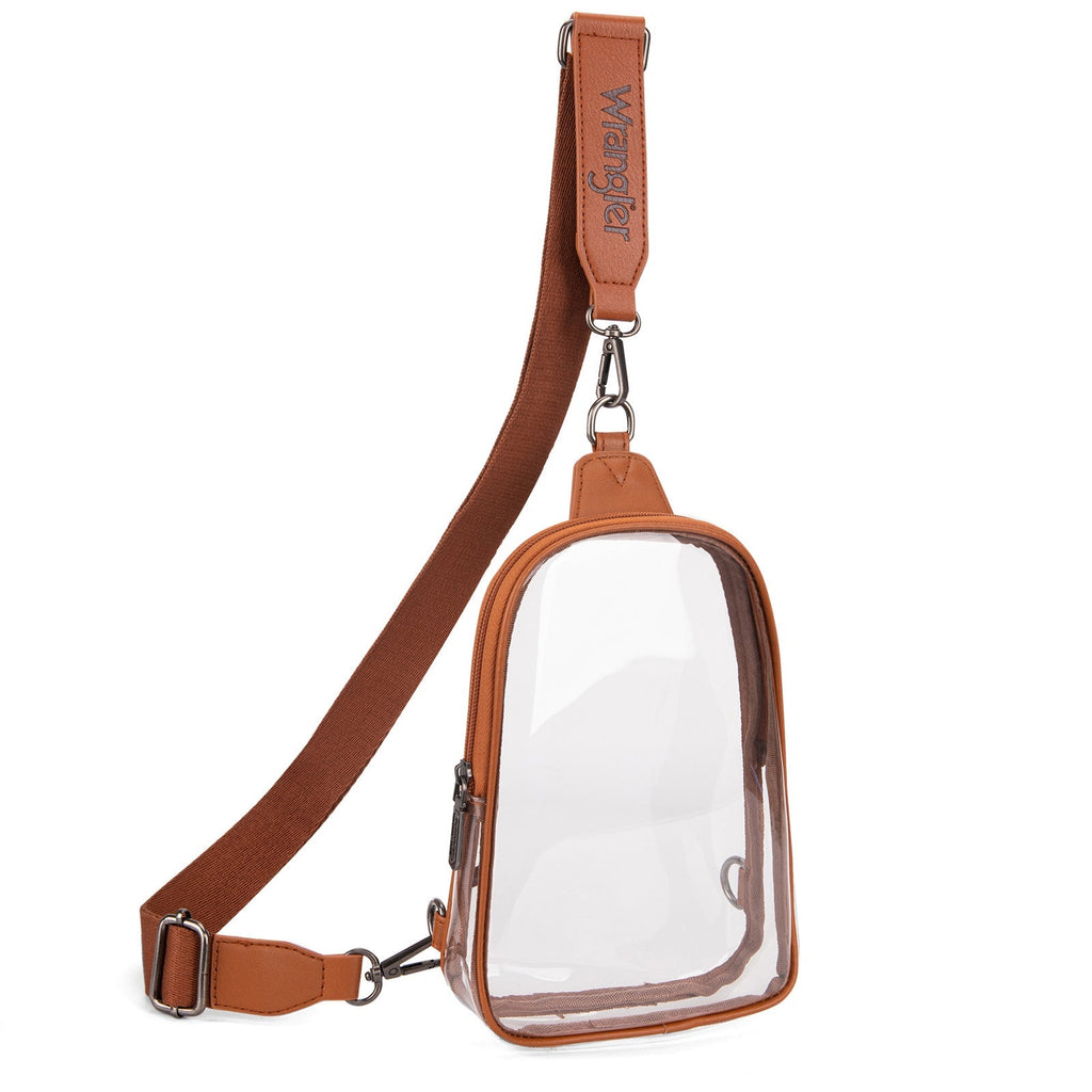 Wrangler Clear Sling Bag/Crossbody/Chest Bag (Multiple Colors) - 260 Broadway Boutique