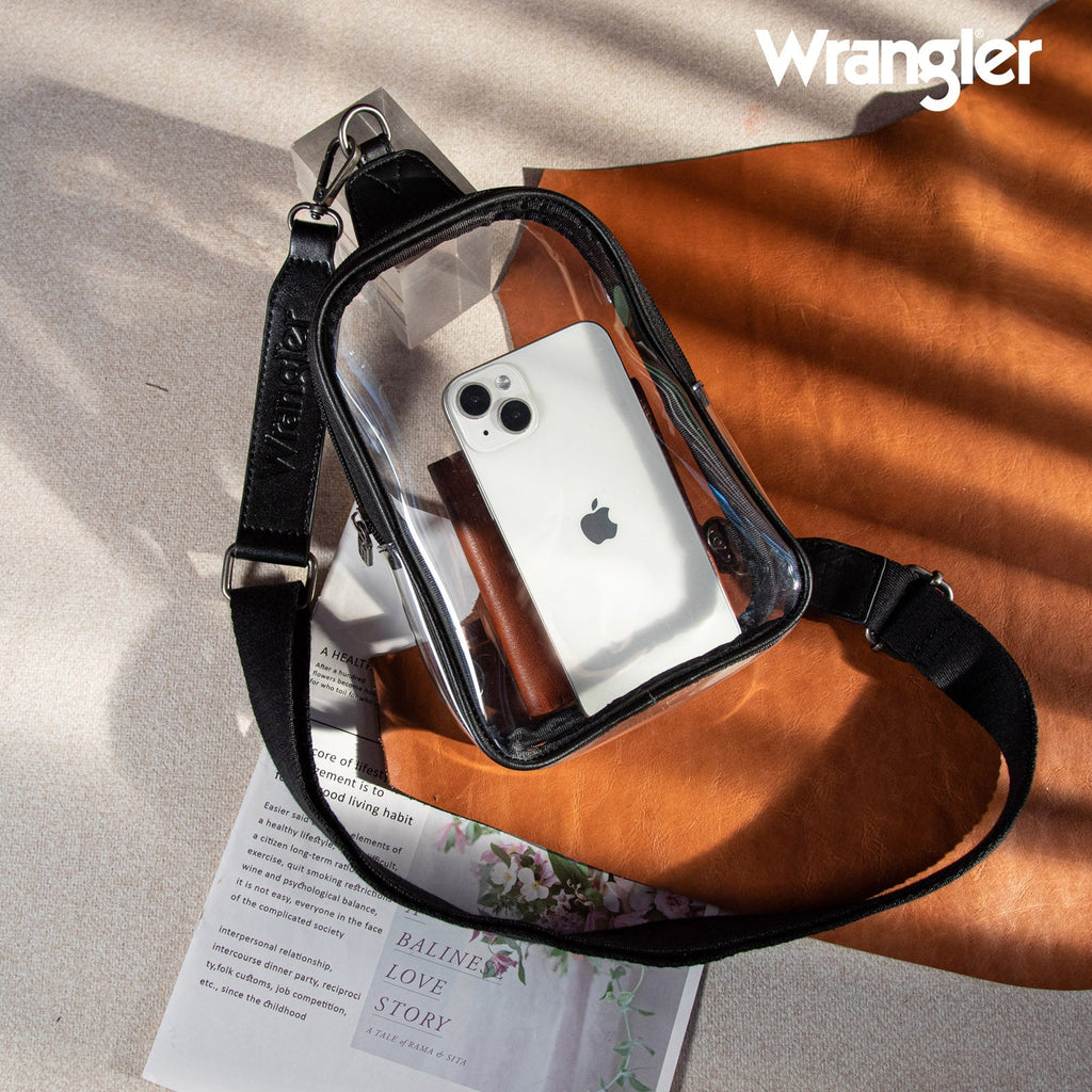 Wrangler Clear Sling Bag/Crossbody/Chest Bag (Multiple Colors) - 260 Broadway Boutique