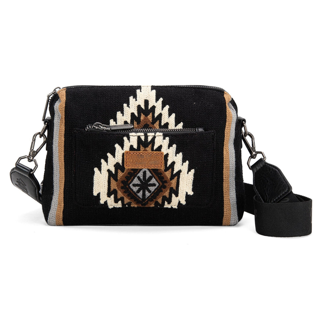 Wrangler Southwestern Knitted Crossbody Bag (4 Colors) - 260 Broadway Boutique