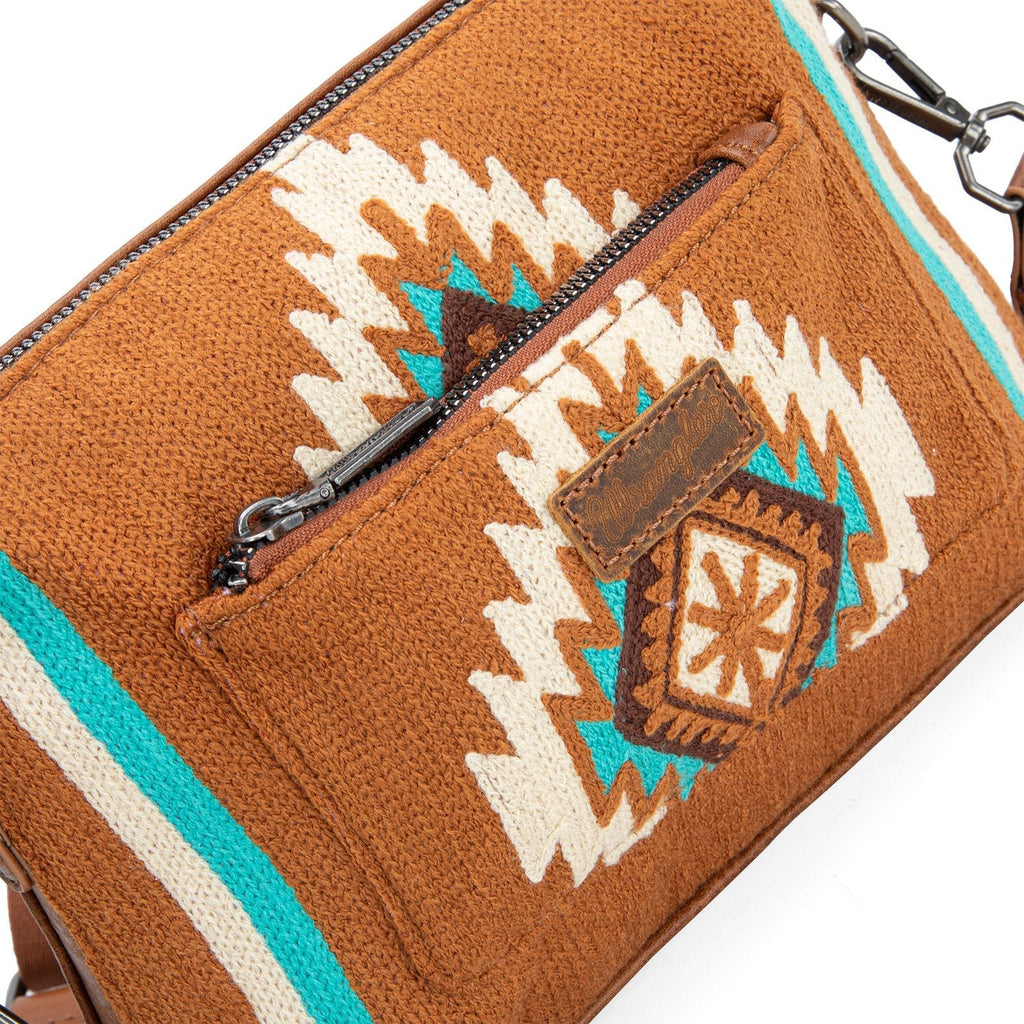 Wrangler Southwestern Knitted Crossbody Bag (4 Colors) - 260 Broadway Boutique