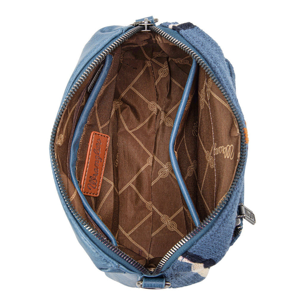 Wrangler Southwestern Knitted Crossbody Bag (4 Colors) - 260 Broadway Boutique