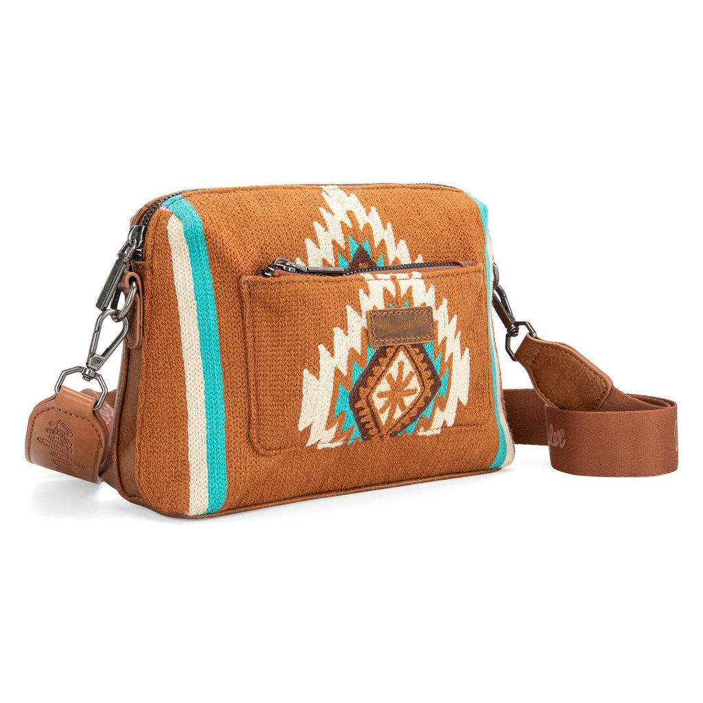 Wrangler Southwestern Knitted Crossbody Bag (4 Colors) - 260 Broadway Boutique