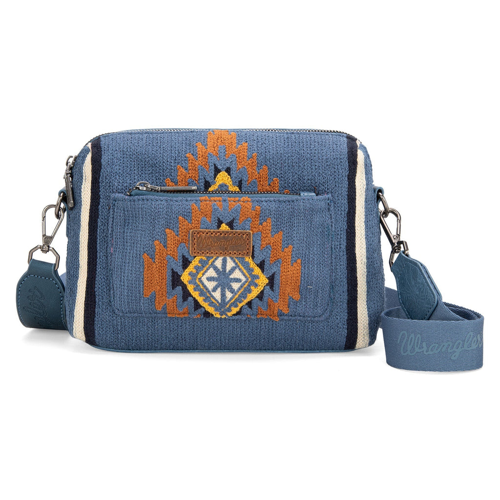 Wrangler Southwestern Knitted Crossbody Bag (4 Colors) - 260 Broadway Boutique