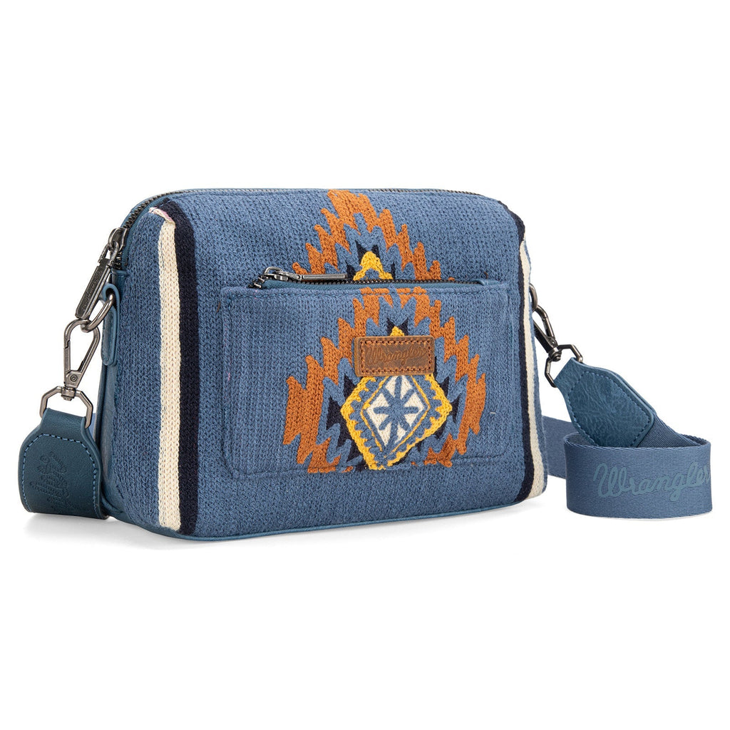 Wrangler Southwestern Knitted Crossbody Bag (4 Colors) - 260 Broadway Boutique