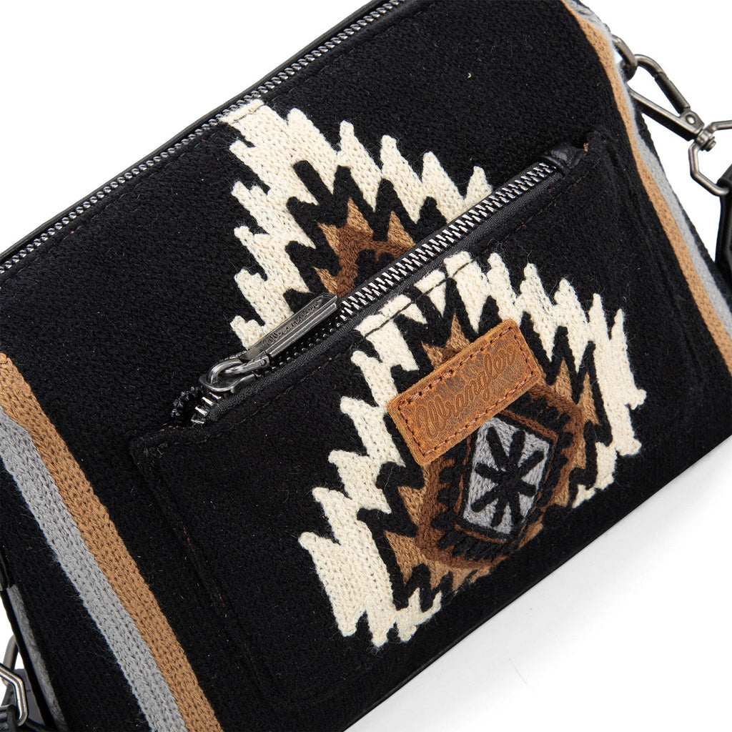 Wrangler Southwestern Knitted Crossbody Bag (4 Colors) - 260 Broadway Boutique