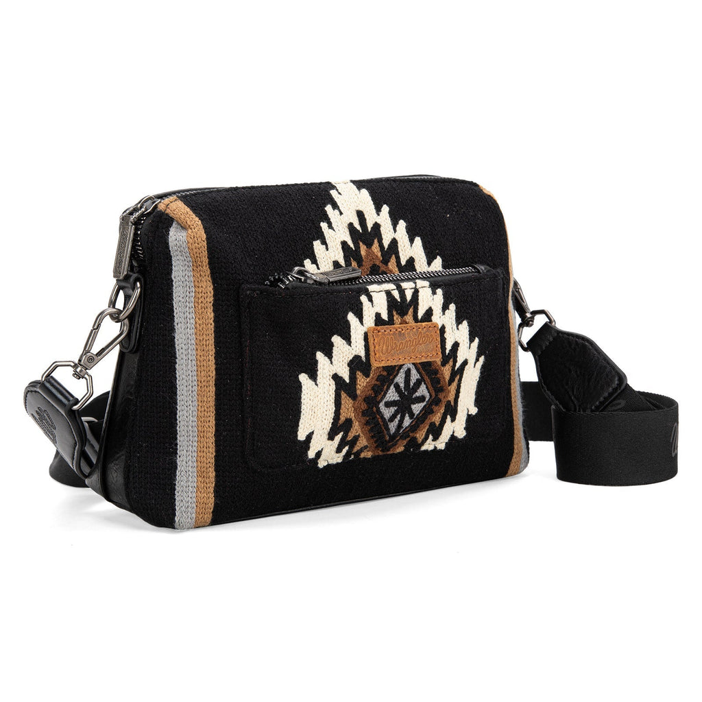 Wrangler Southwestern Knitted Crossbody Bag (4 Colors) - 260 Broadway Boutique