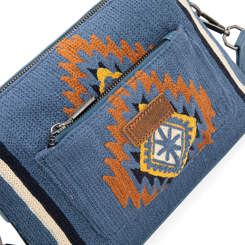 Wrangler Southwestern Knitted Crossbody Bag (4 Colors) - 260 Broadway Boutique