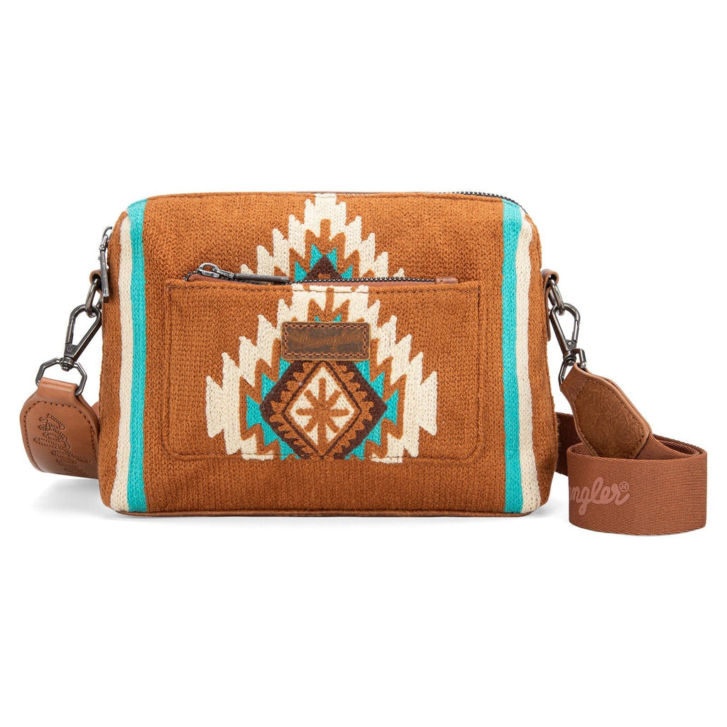 Wrangler Southwestern Knitted Crossbody Bag (4 Colors) - 260 Broadway Boutique