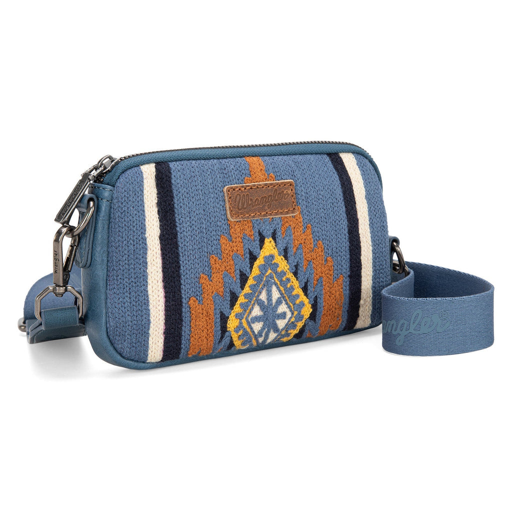 Wrangler Southwestern Knitted Mini Crossbody/Wallet (2 Colors) - 260 Broadway Boutique