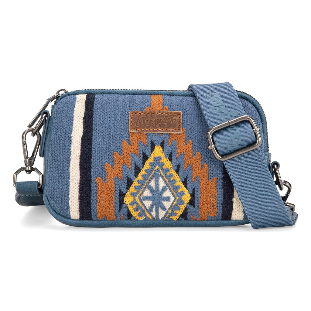 Wrangler Southwestern Knitted Mini Crossbody/Wallet (2 Colors) - 260 Broadway Boutique