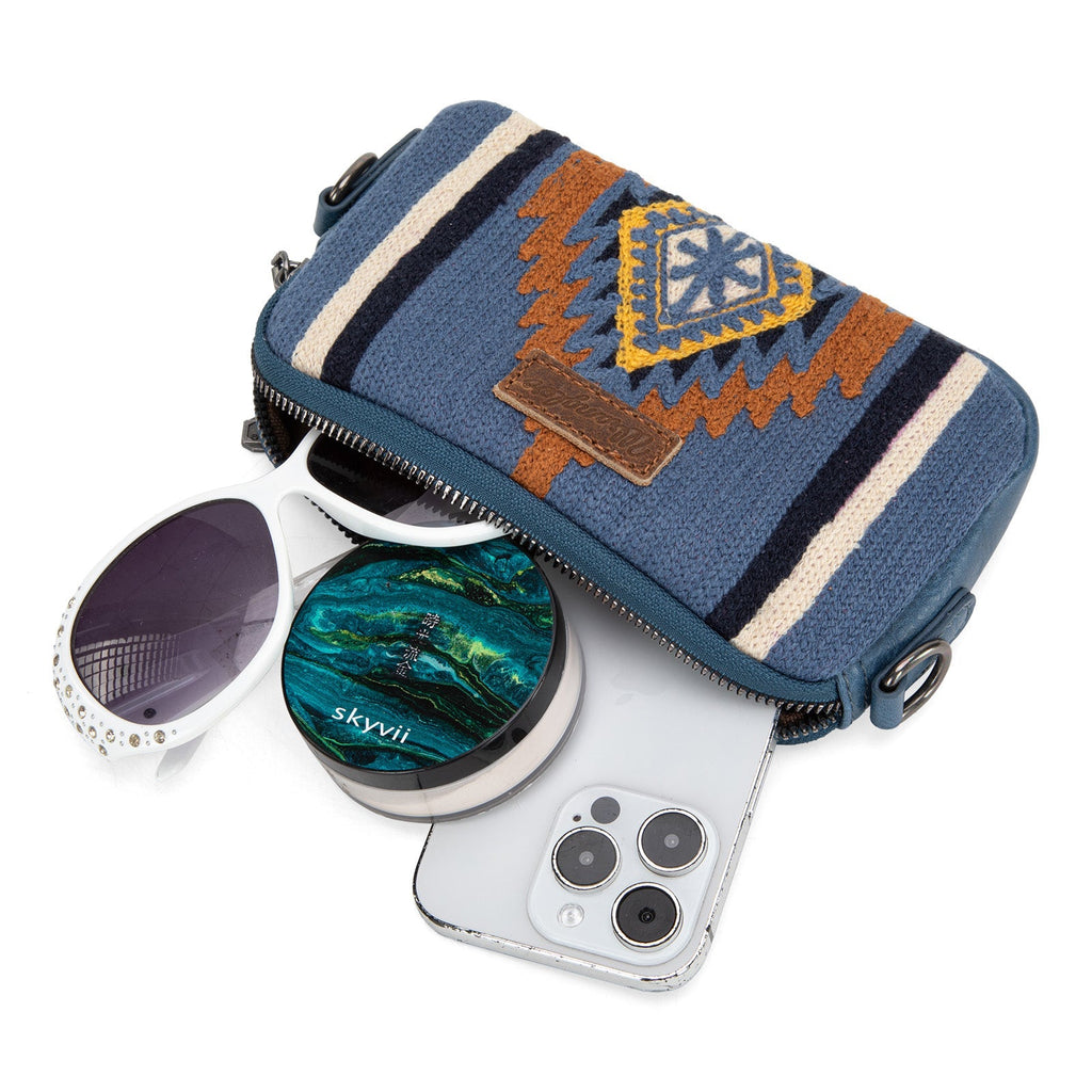 Wrangler Southwestern Knitted Mini Crossbody/Wallet (2 Colors) - 260 Broadway Boutique