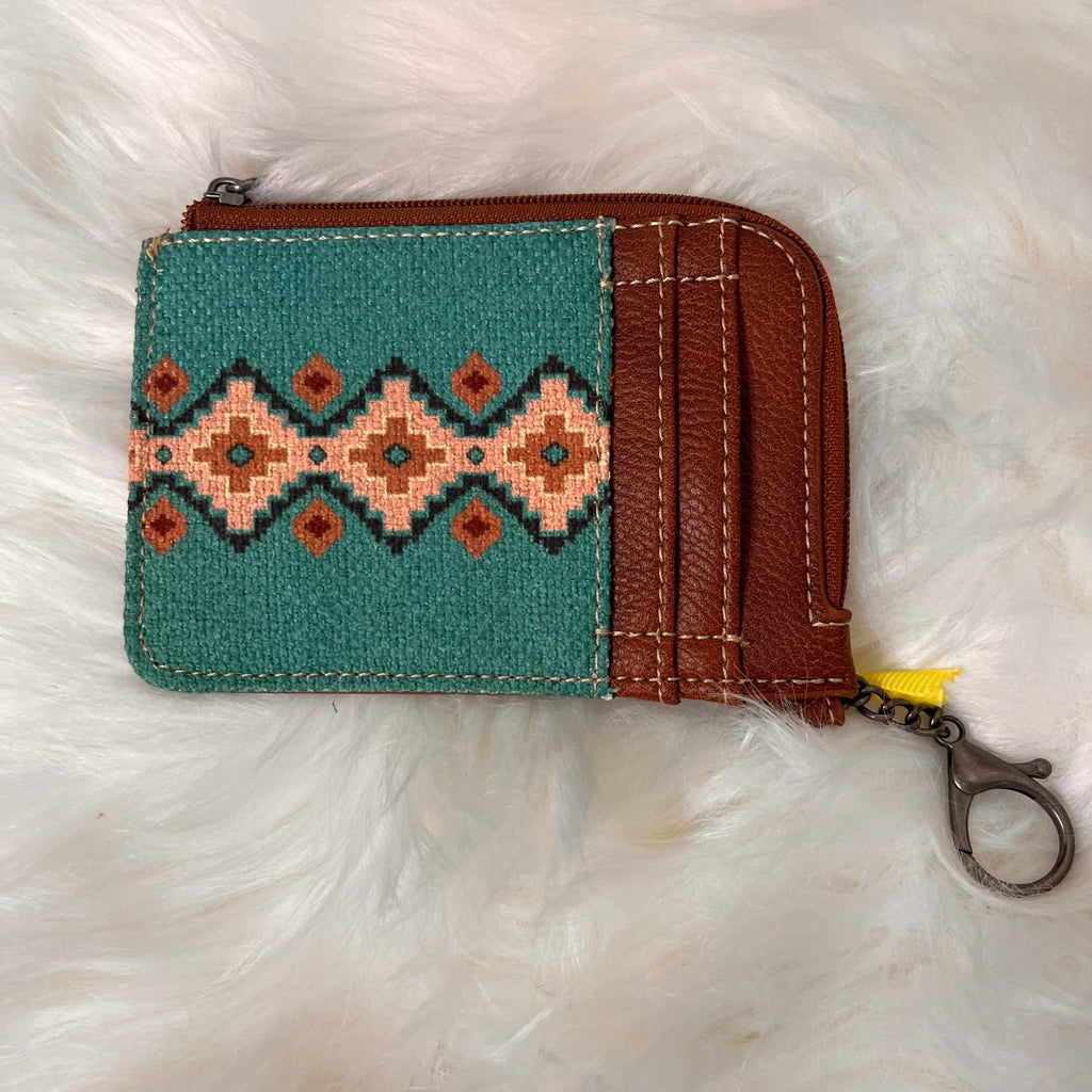 Wrangler Southwestern Mini Zip Card Case(7 Styles) - 260 Broadway Boutique