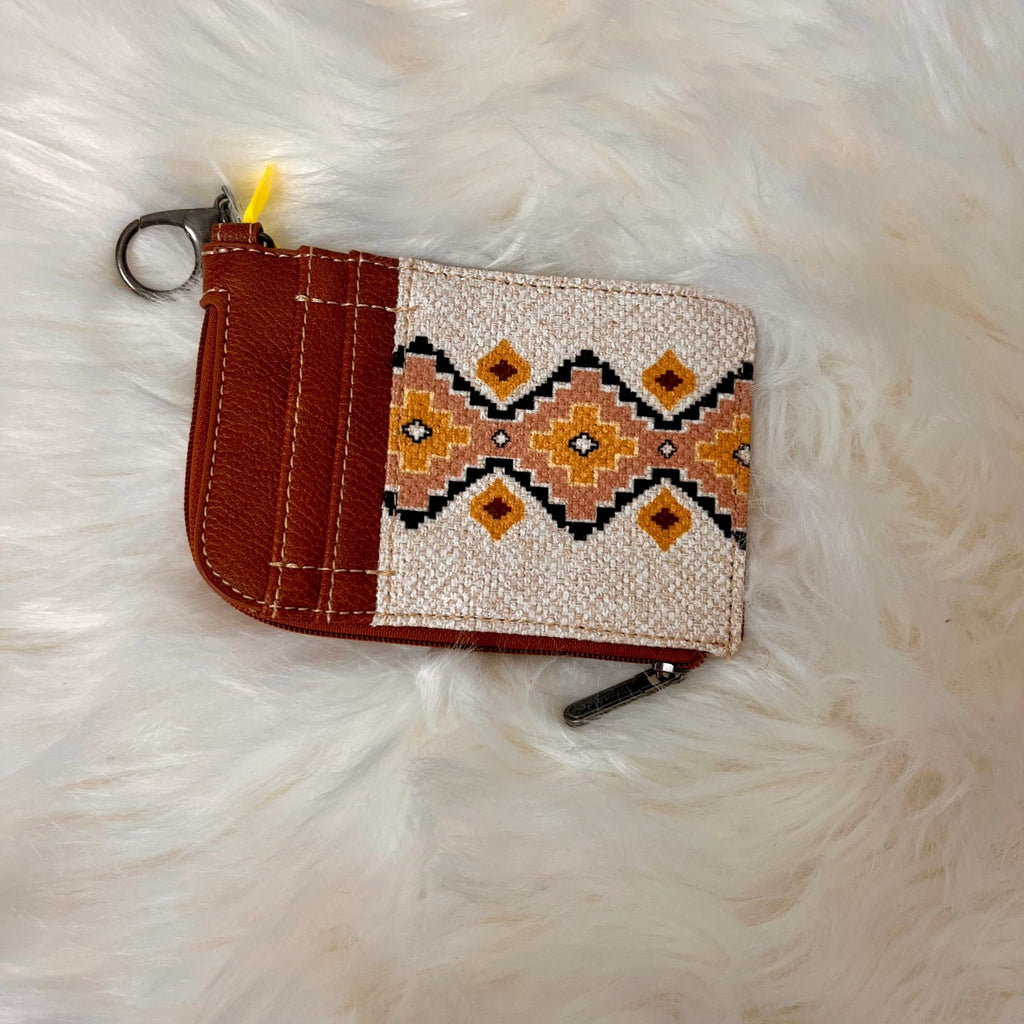 Wrangler Southwestern Mini Zip Card Case(7 Styles) - 260 Broadway Boutique