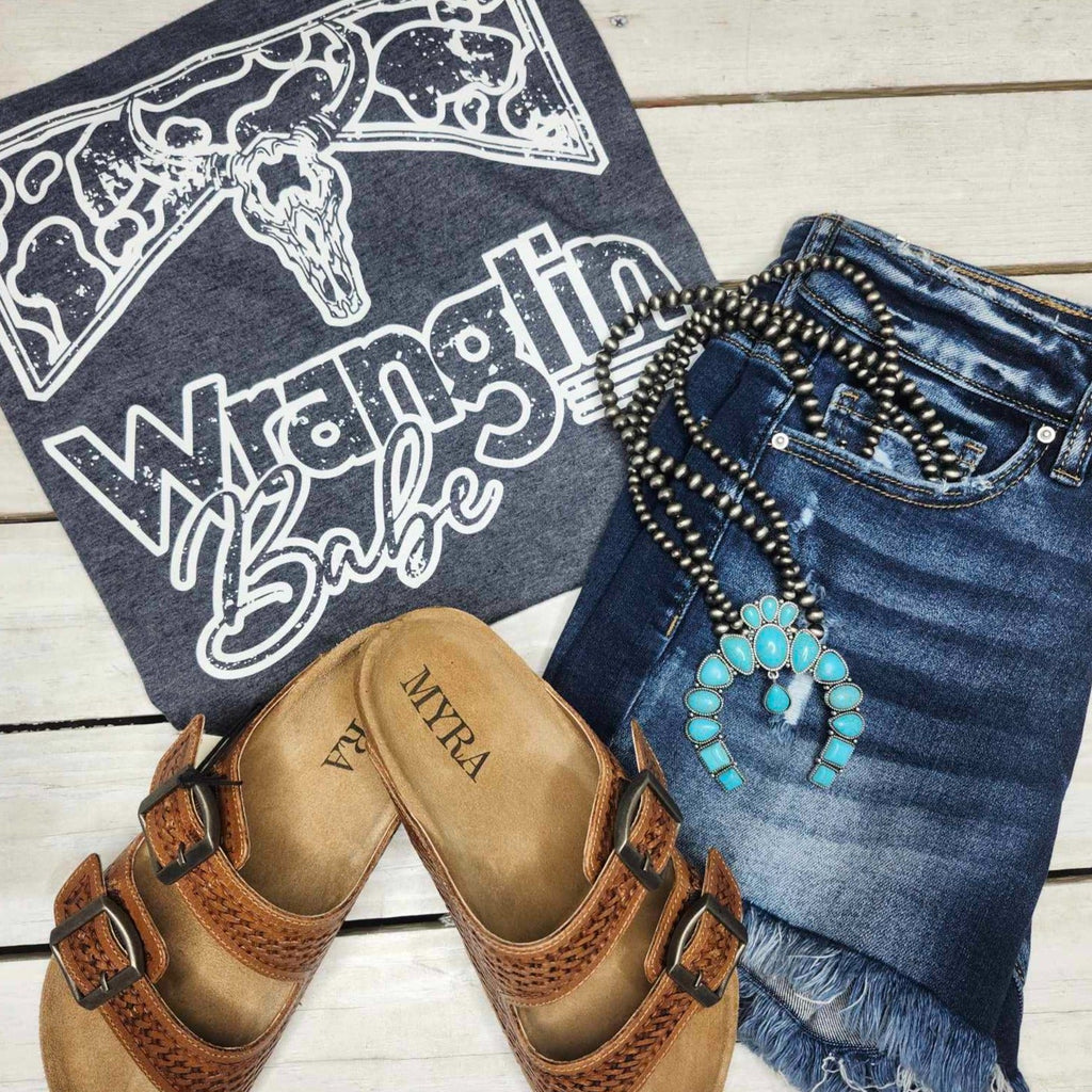 Wranglin Babe Tshirt - 260 Broadway Boutique