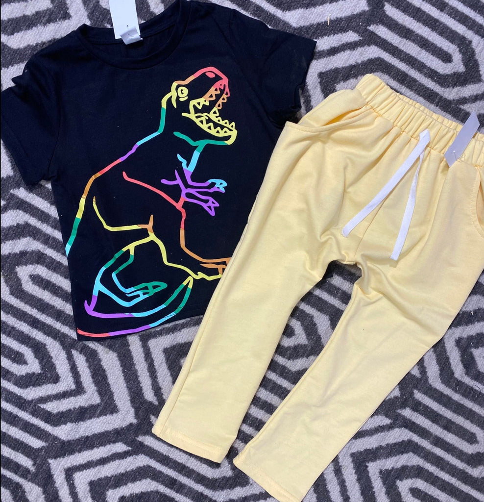 Yellow Joggers - 260 Broadway Boutique