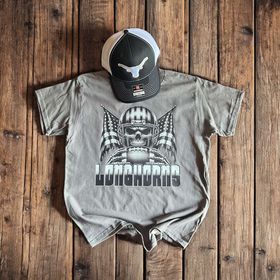 YOUTH Longhorn Football Tee - 260 Broadway Boutique