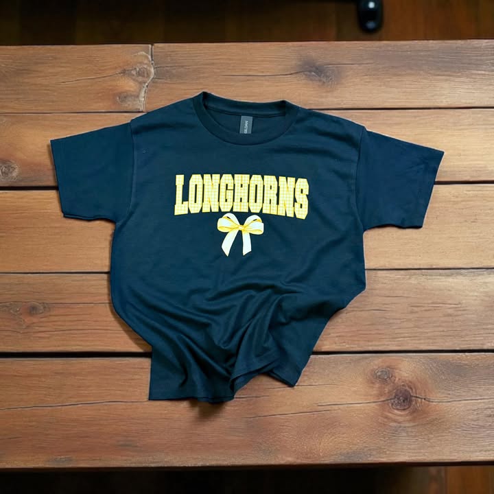YOUTH Plaid Longhorns Gold - 260 Broadway Boutique