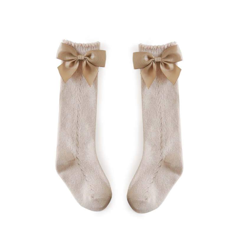 Mesh Bow Socks (5 colors) - 260 Broadway Boutique